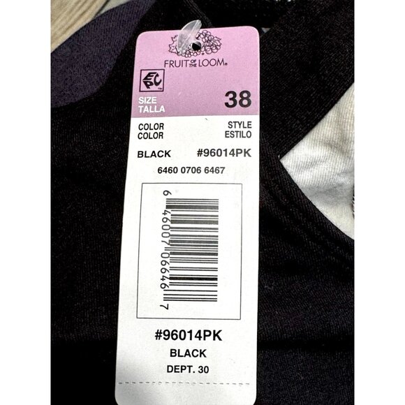 Fruit of the Loom Women's Comfort Front Close Sports Bra - Picture 4 of 4